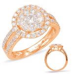 Rose Gold Diamond Fashion Ring