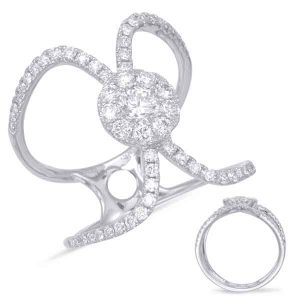 White Gold Diamond Fashion Ring