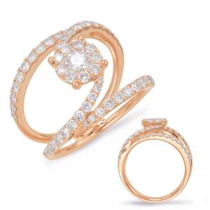 Rose Gold Diamond Fashion Ring