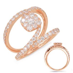 Rose Gold Diamond Fashion Ring