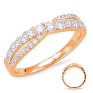 Rose Gold Diamond Fashion Ring