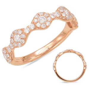 Rose Gold Diamond Fashion Ring