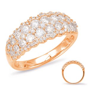 Rose Gold Diamond Fashion Ring