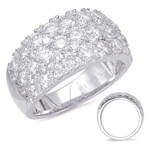 Platinum Diamond Fashion Ring