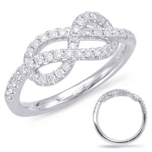 White Gold Diamond Fashion Ring