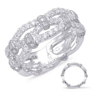 White Gold Diamond Fashion Ring