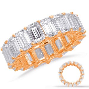 Emerald Cut Eternity Band (4.3mm)