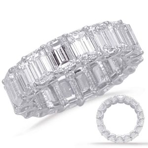 Emerald Cut Eternity Band (5.6mm)