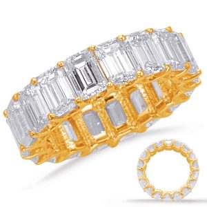 Emerald Cut Eternity Band (5.6mm)