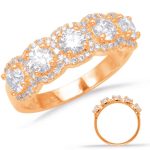 Rose Gold Diamond Fashion Ring