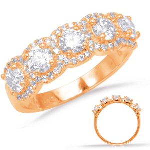 Rose Gold Diamond Fashion Ring