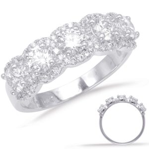White Gold Diamond Fashion Ring