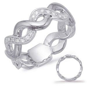 White Gold Diamond Fashion Ring