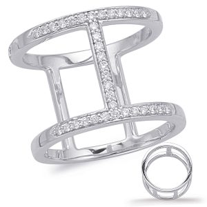 White Gold Diamond Fashion Ring