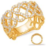 Yellow Gold Diamond Fashion Ring