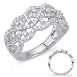 White Gold Diamond Fashion Ring