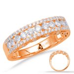 Rose Gold Diamond Fashion Ring