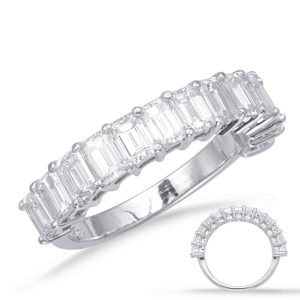 Emerald Cut Diamond Band