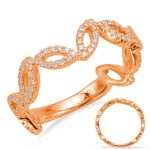 Rose Gold Diamond Fashion Ring