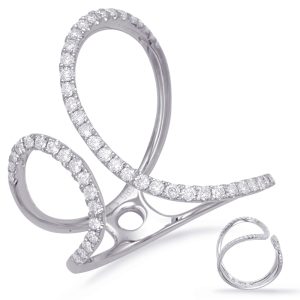White Gold Diamond Fashion Ring