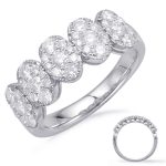 Platinum Diamond Fashion Ring