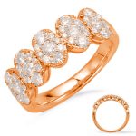 Rose Gold Diamond Fashion Ring