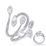 White Gold Diamond Fashion Ring