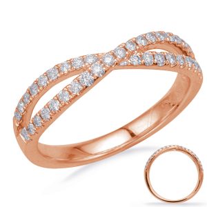 Rose Gold Diamond Fashion Ring