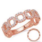 Rose Gold Diamond Fashion Ring