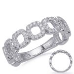 White Gold Diamond Fashion Ring