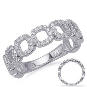 White Gold Diamond Fashion Ring