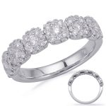 White Gold Diamond Fashion Ring