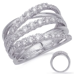 Platinum Diamond Fashion Ring