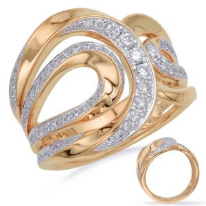 Yellow Gold Diamond Fashion Ring