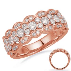 Rose Gold Diamond Fashion Ring
