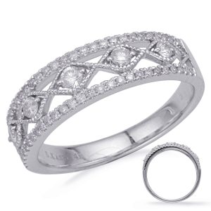 White Gold Diamond Fashion Ring