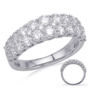 Platinum Diamond Fashion Ring
