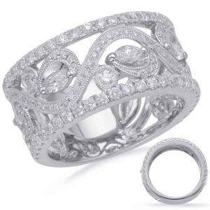 White Gold Diamond Fashion Ring