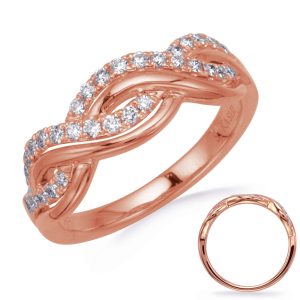 Rose Gold Diamond Fashion Ring