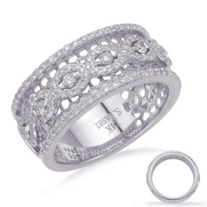 White Gold Diamond Fashion Ring