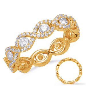 Yellow Gold Eternity Band