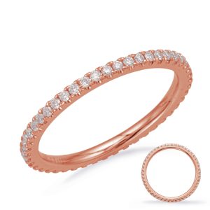 Rose Gold Eternity Band