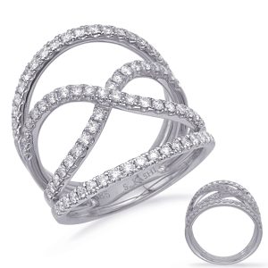 White Gold Diamond Fashion Ring