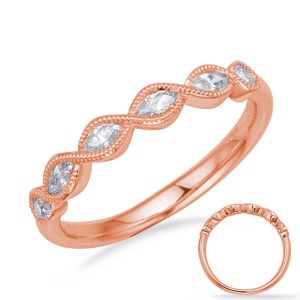 Rose Gold Diamond Fashion Ring