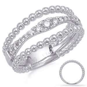 White Gold Diamond Fashion Ring