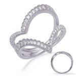 White Gold Diamond Fashion Ring