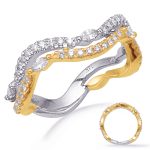 Yellow & White Gold Diamond Fashion Ring