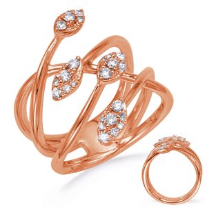 Rose Gold Diamond Fashion Ring