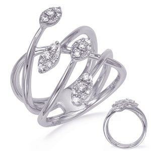 White Gold Diamond Fashion Ring