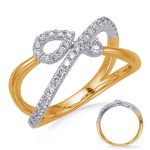 White & Yellow Gold Diamond Ring